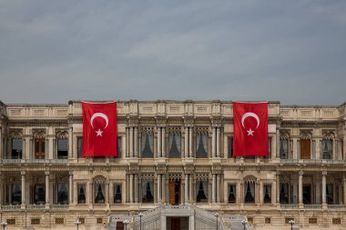 View of Ciragan Palace in Istanbul