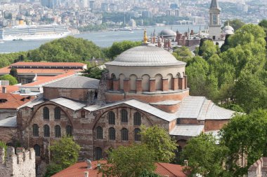 Hagia Irene or Hagia Eirene, sometimes known also as Saint Irene, is an Eastern Orthodox church located in the outer courtyard of Topkap Palace in Istanbul. clipart