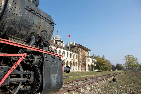 View Vintage Locomotive Railway — 图库照片