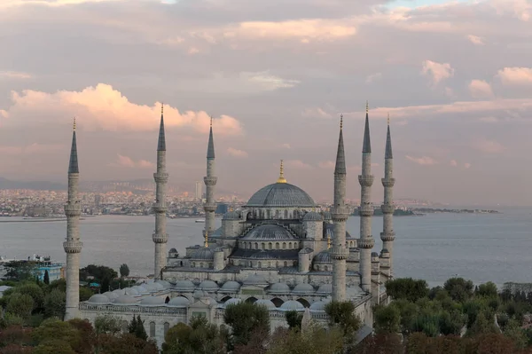 Istanbul Turkey September 2019 Sunset View Suleymaniye Mosque — Foto de Stock