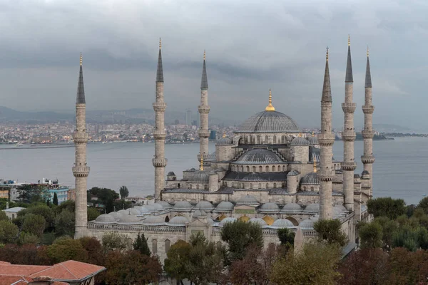 Istanbul Turkey September 2019 View Blue Mosque — Stock Fotó