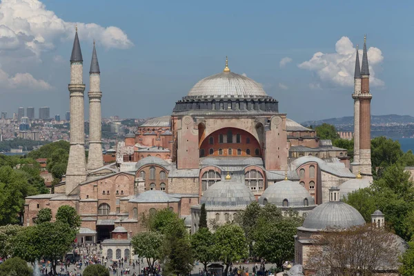 Hagia Sophia Lub Ayasofya Turecki Stambuł Turcja Jest Była Grecko — Zdjęcie stockowe