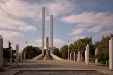 Lausanne Monument view in Edirne City of Turkey.