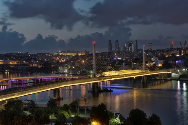 Evening View City Istanbul Turkey — Stock fotografie