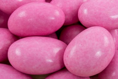 Cilalanan renkli şekerlerin yakın plan görüntüsü