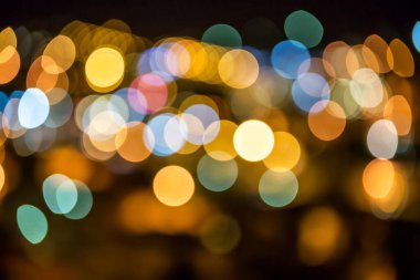 Bokeh ışıkları ile soyut arkaplan