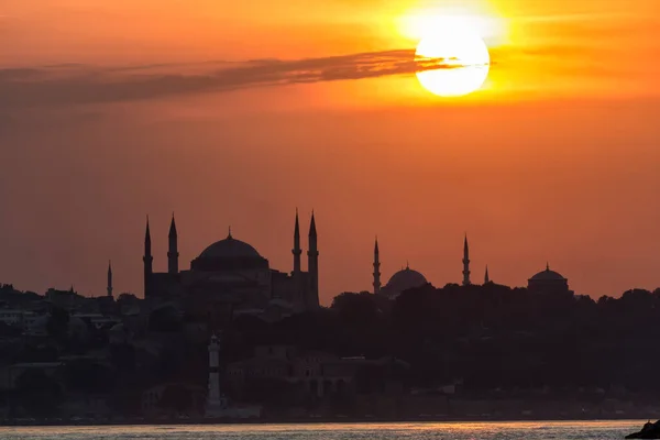 Hagia Sophia Istanbul World Famous Monument Byzantine Architecture View Sophia — Stock Photo, Image