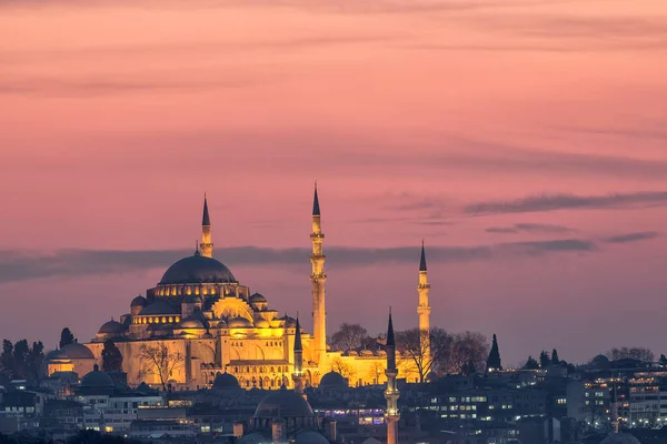 Stanbul Gece Görüşü Hindi — Stok fotoğraf