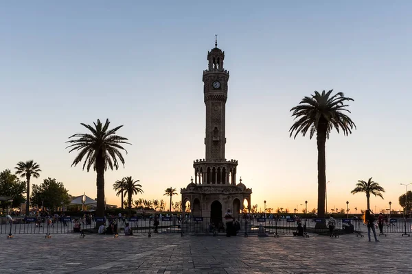 Izmir Der Berühmte Uhrturm Wurde Zum Symbol Von Izmir Izmir — Stockfoto