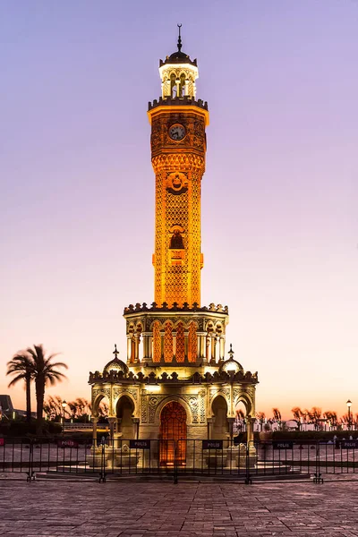 Izmir Der Berühmte Uhrturm Wurde Zum Symbol Von Izmir Izmir — Stockfoto