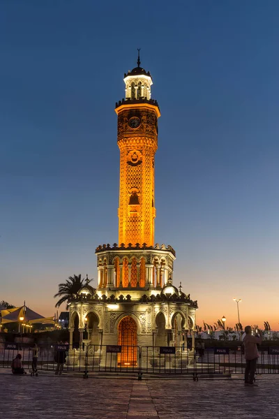 Izmir Der Berühmte Uhrturm Wurde Zum Symbol Von Izmir Izmir — Stockfoto