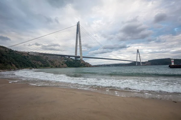 Yavuz Sultan Selim Bridge Istanbul Turquia — Fotografia de Stock
