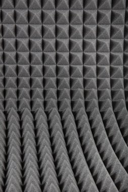 Akustik sünger - akustik köpük - ateşe dayanıklı piramit süngeri. 15 dansite, Piramit Süngeri akustik Arka plan.