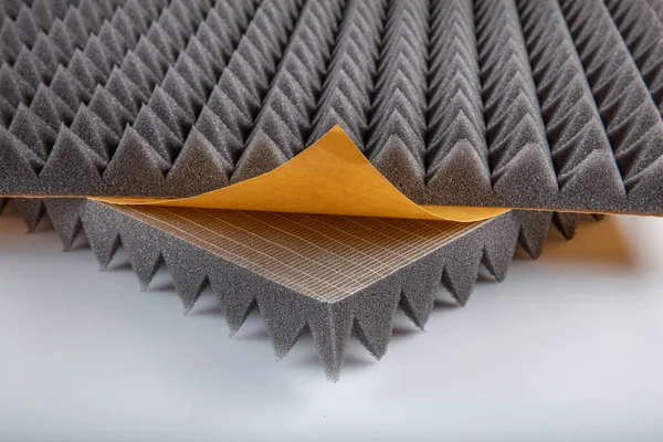 Acoustic sponge - Acoustic foam - fire retardant Pyramid Sponge. 15 dansite, Pyramid Sponge acoustic foam Background.