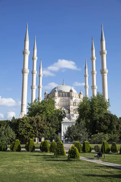 Mesquita Central Sabanci Central Park Adana Turquia Mesquita Central Sabanci — Fotografia de Stock