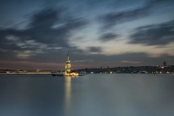 Прекрасный Вид Море Время Заката Стамбуле Индейка — стоковое фото