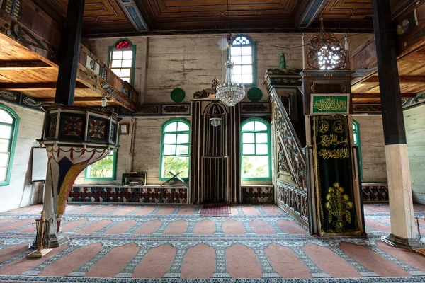 Artvin Macahel Turecko Července 2015 Interiérový Pohled Historické Mešity Camii — Stock fotografie