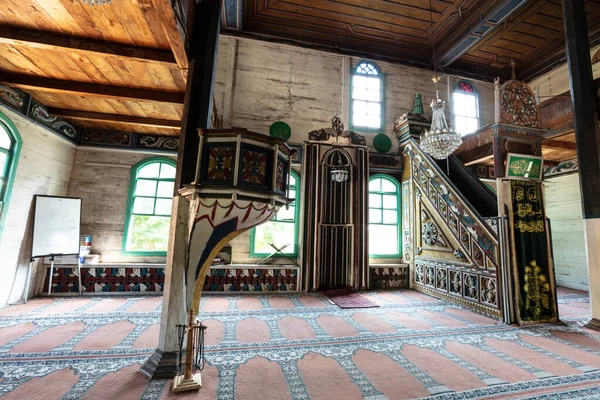 Artvin Macahel Turecko Července 2015 Interiérový Pohled Historické Mešity Camii — Stock fotografie