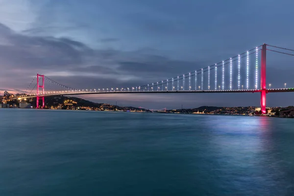 Bridge River Evening Turkey Istanbul — Stockfoto