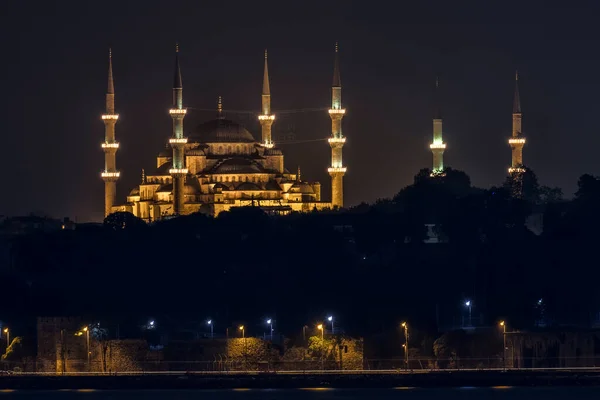 Стамбул Індичка Hagia Sophia Мечеть Вночі — стокове фото