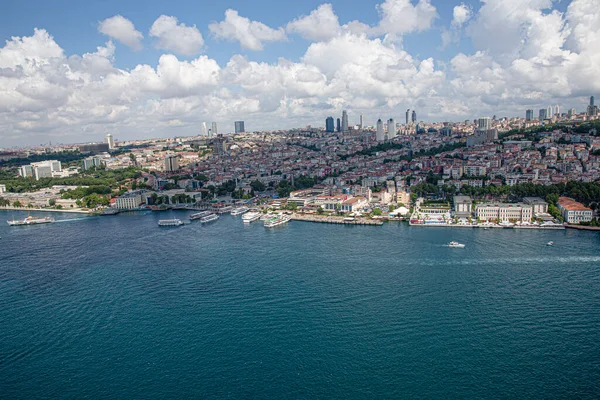 Estambul Turquía Junio 2013 Paisaje Estambul Desde Helicóptero Vista Four —  Fotos de Stock