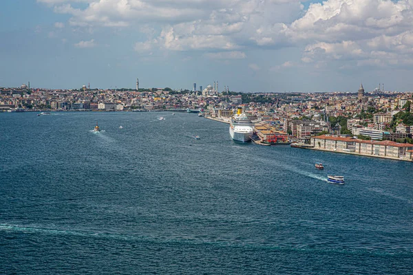 Istanbul Türkei Juni 2013 Istanbul Landschaft Aus Dem Hubschrauber Blick — Stockfoto