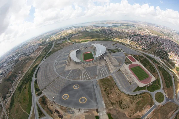 Κωνσταντινούπολη Τουρκία Ιουνίου 2013 Αεροφωτογραφία Του Ολυμπιακού Σταδίου Της Κωνσταντινούπολης — Φωτογραφία Αρχείου