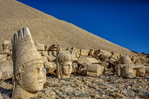 Antique Statues Nemrut Mountain Turkey Unesco World Heritage Site Mount — Stock Photo, Image