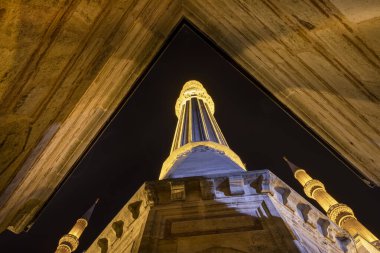 Selimiye Camii (Selimiye Cami) - Edirne, Türkiye. Mimar Sinan tarafından 1569 ve 1575 yılları arasında inşa edilmiş ve 2011 yılında UNESCO 'nun Dünya Mirasları Listesine eklenmiştir..