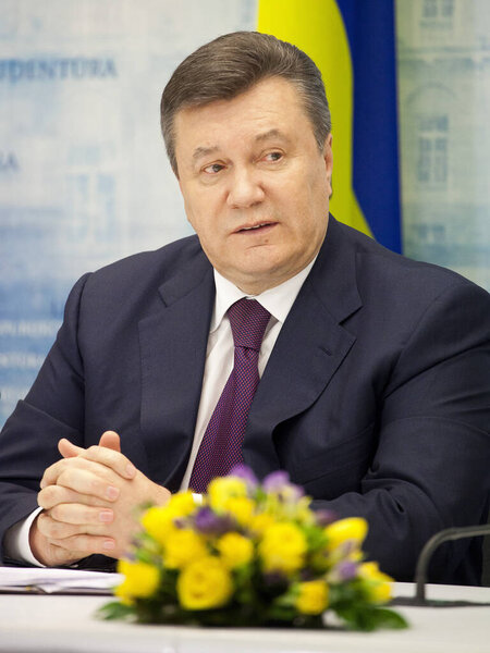 Vilnius/Lithuania June 12, 2013Former Ukrainian President Viktor Yanukovych 