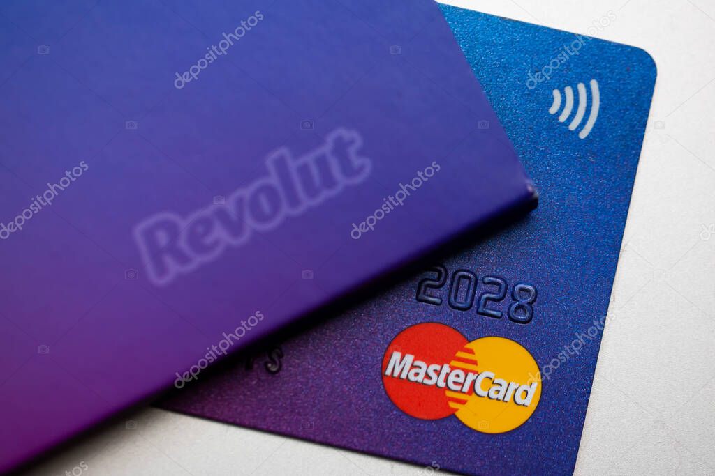 Vilnius/Lithuania December 10, 2018 Revolut banking system
