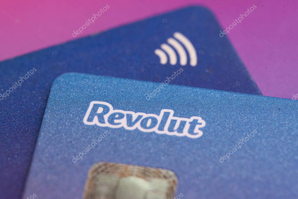 Vilnius/Lithuania December 10, 2018 Revolut banking system