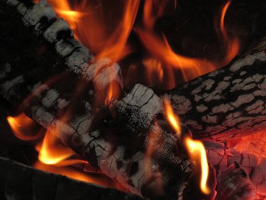 Sancak arkaplanı için soyut ateş alev dokusu,