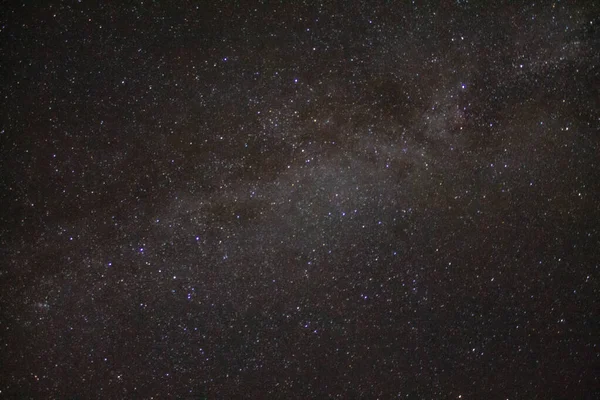 在巴尔德纳斯沙漠上方的银河 — 图库照片
