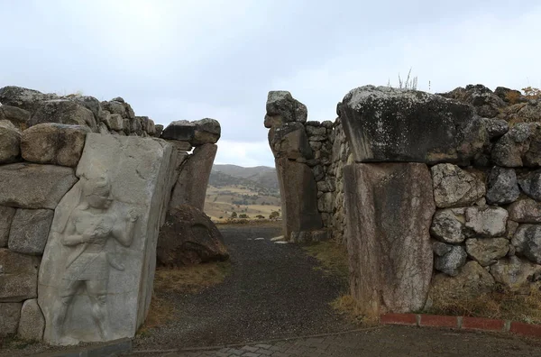 Hattusha Capital Império Hitita Herança Mundial Unesco Foi Descoberta Anatólia — Fotografia de Stock