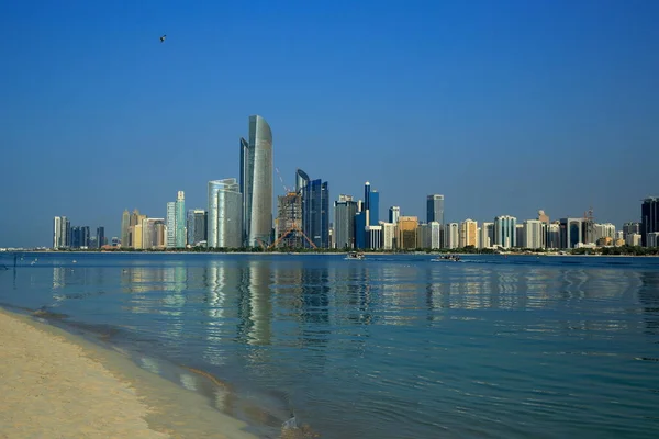 Vista Panorámica Ciudad Dubai Desde Costa Del Pueblo Patrimonio Torres — Foto de Stock