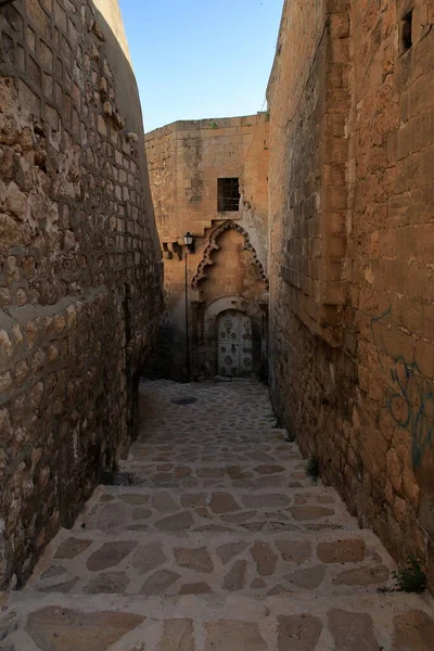 Historische Stad Mardin Turkije Uitzicht Smalle Straatjes Van Het Oude — Stockfoto