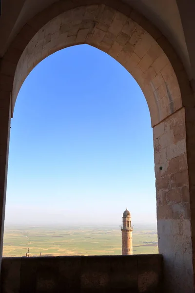 Cidade Velha Mardin Turquia Vista Das Estruturas Pedra Cortadas Originais — Fotografia de Stock