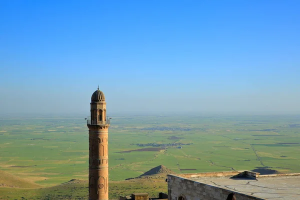 Oude Stad Mardin Turkije Uitzicht Originele Geslepen Stenen Structuren Minaretten — Stockfoto