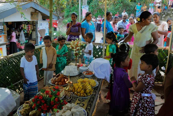 Kandy Sri Lanka April 2016 Een Dorp Buurt Van Kandy — Stockfoto