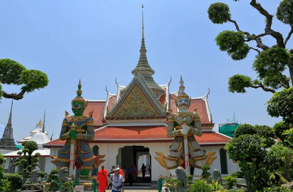 泰国曼谷 2016年4月6日 Wat Phra Chetuphon Tample Wat Pho 建于16世纪初 曼谷都城的时候已经整修过了 — 图库照片