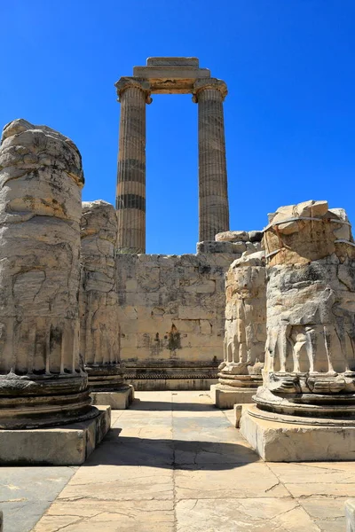 Ősi Város Didyma Törökország Emple Apollo Épült Híres Építész Hermogenes — Stock Fotó