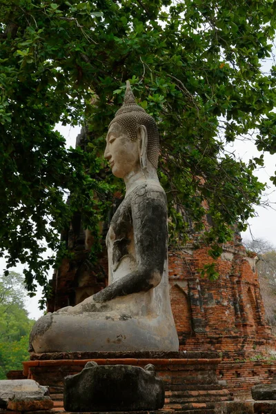 Ville Sacrée Historique Ayutthaya Bangkok Thaïlande Tous Les Vestiges Ville — Photo
