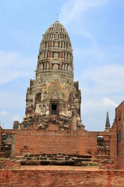 Cidade Sagrada Histórica Ayutthaya Bangkok Tailândia Todos Restos Mortais Cidade — Fotografia de Stock