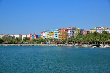 İstanbul 'un büyüleyici bölgesi Silivri Sahili' ne deniz manzarası. Türkiye