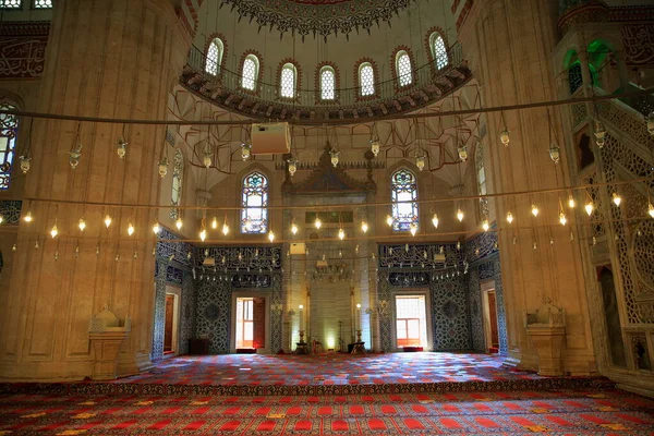 Une Vue Intérieur Mosquée Historique Selimiye Elle Figure Sur Liste — Photo