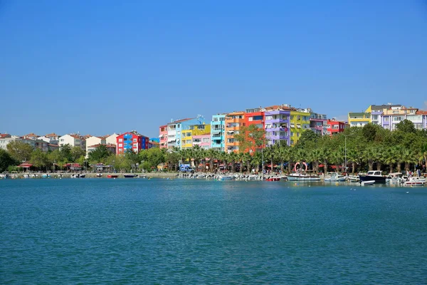 İstanbul 'un büyüleyici bölgesi Silivri Sahili' ne deniz manzarası. Türkiye