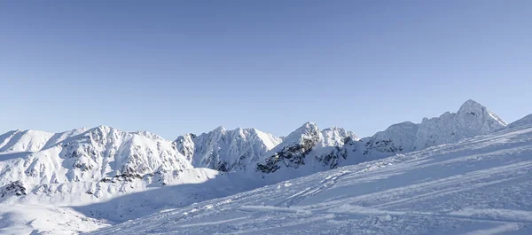 Paesaggio Invernale Dalle Montagne Polacche — Foto Stock