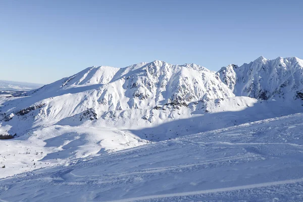 Winterlandschap Van Poolse Bergen — Stockfoto