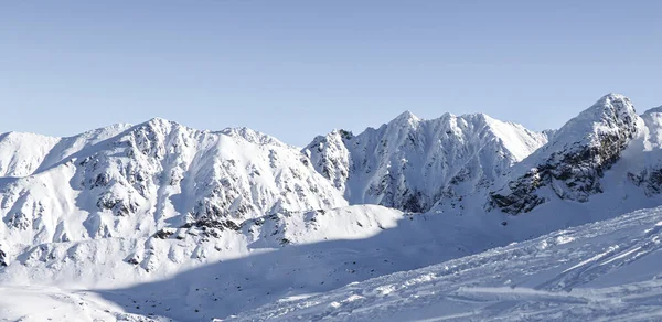 来自波兰山区的冬季景观 — 图库照片